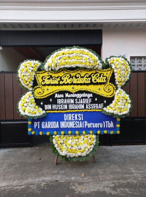 Papan Bunga Duka di Cililitan